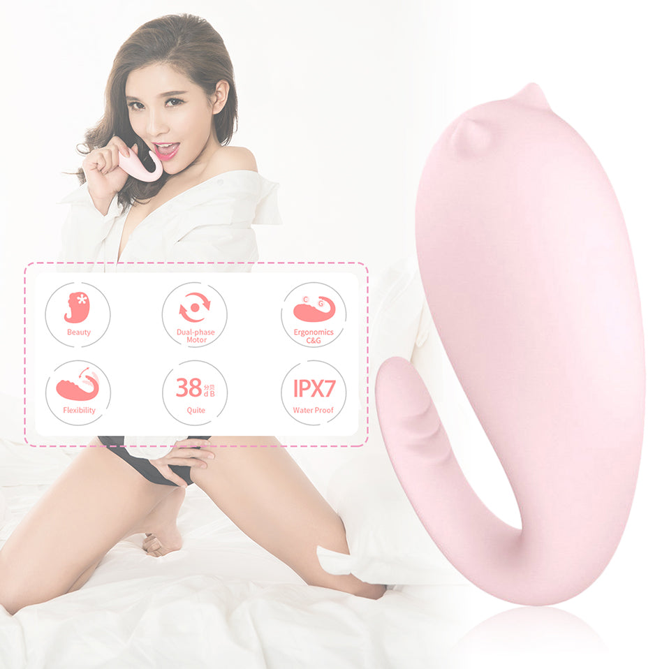 Monster Pub 1X G Spot Remote Vibrator With App Wand Thrusting Vibrator
