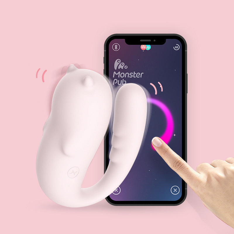 Monster Pub® Wireless Remote Vibrator Unlimited Distance App Smart Control