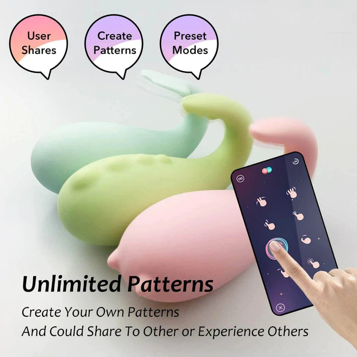 Monster Pub 1X G Spot Remote Vibrator With App Wand Thrusting Vibrator